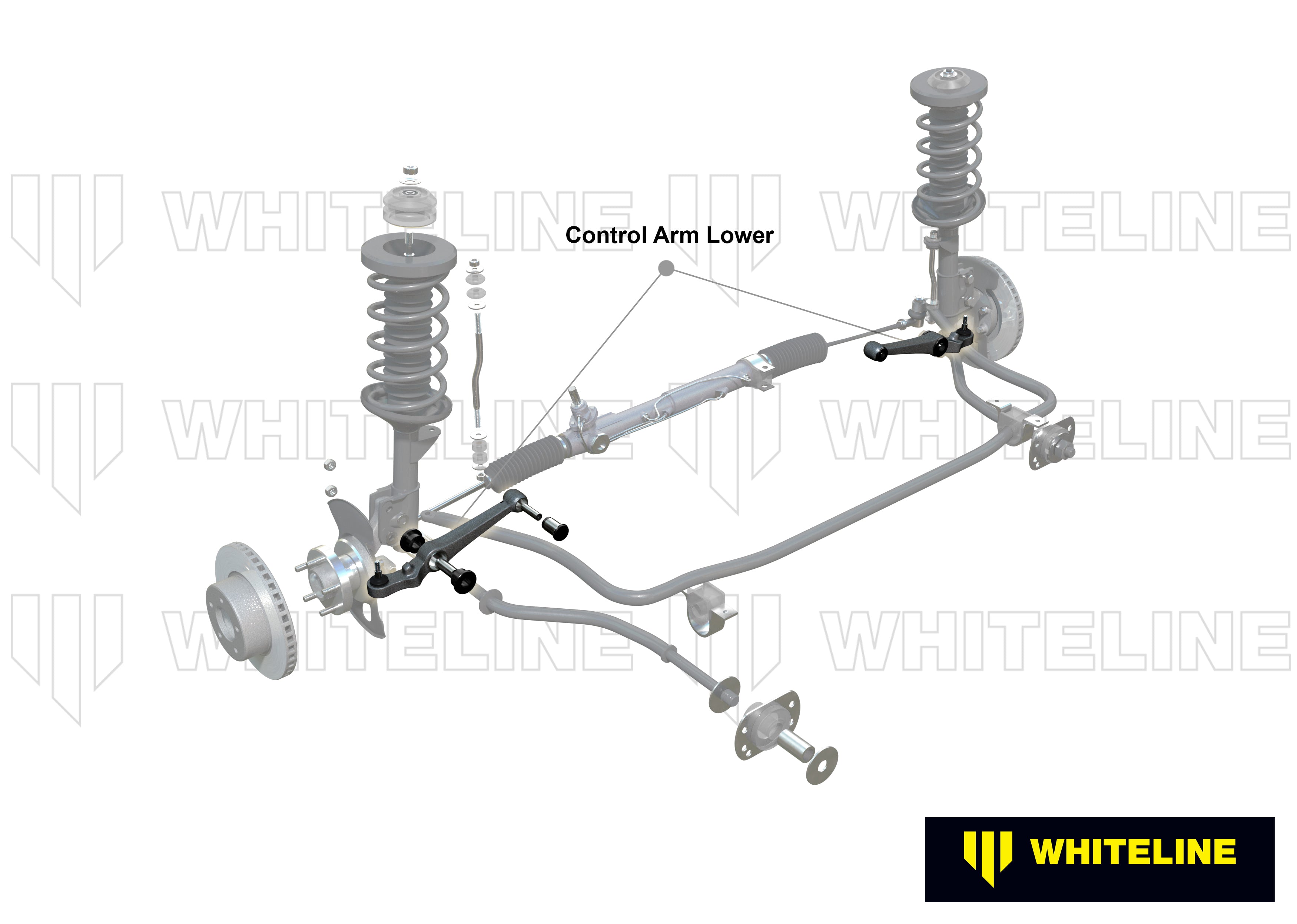 Whiteline Control Arm Lower - Arm Assembly-Right - WA130AR - WA130AR - image 4