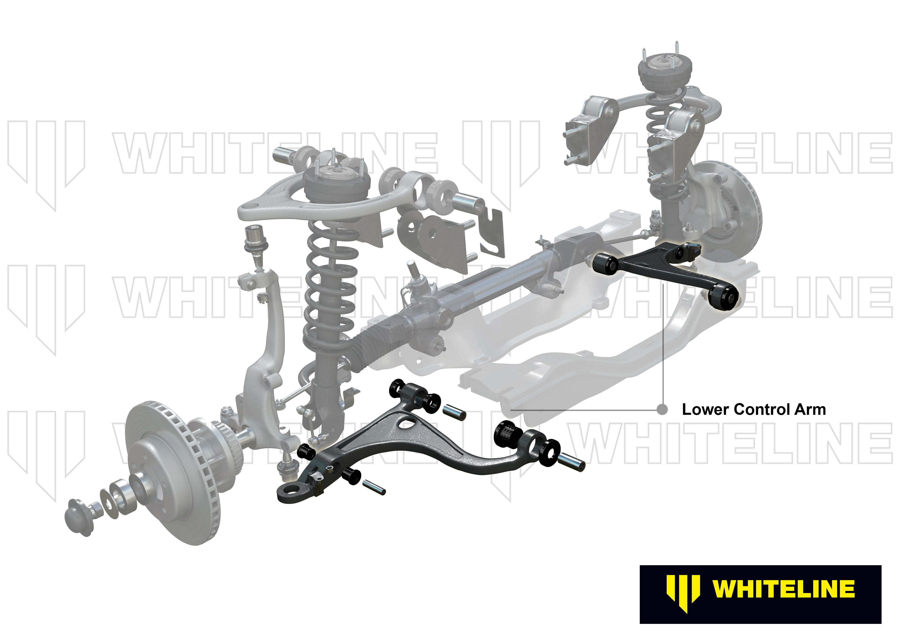 Whiteline Control Arm Lower - Arm Assembly-Left - WA312L - WA312L - image 4