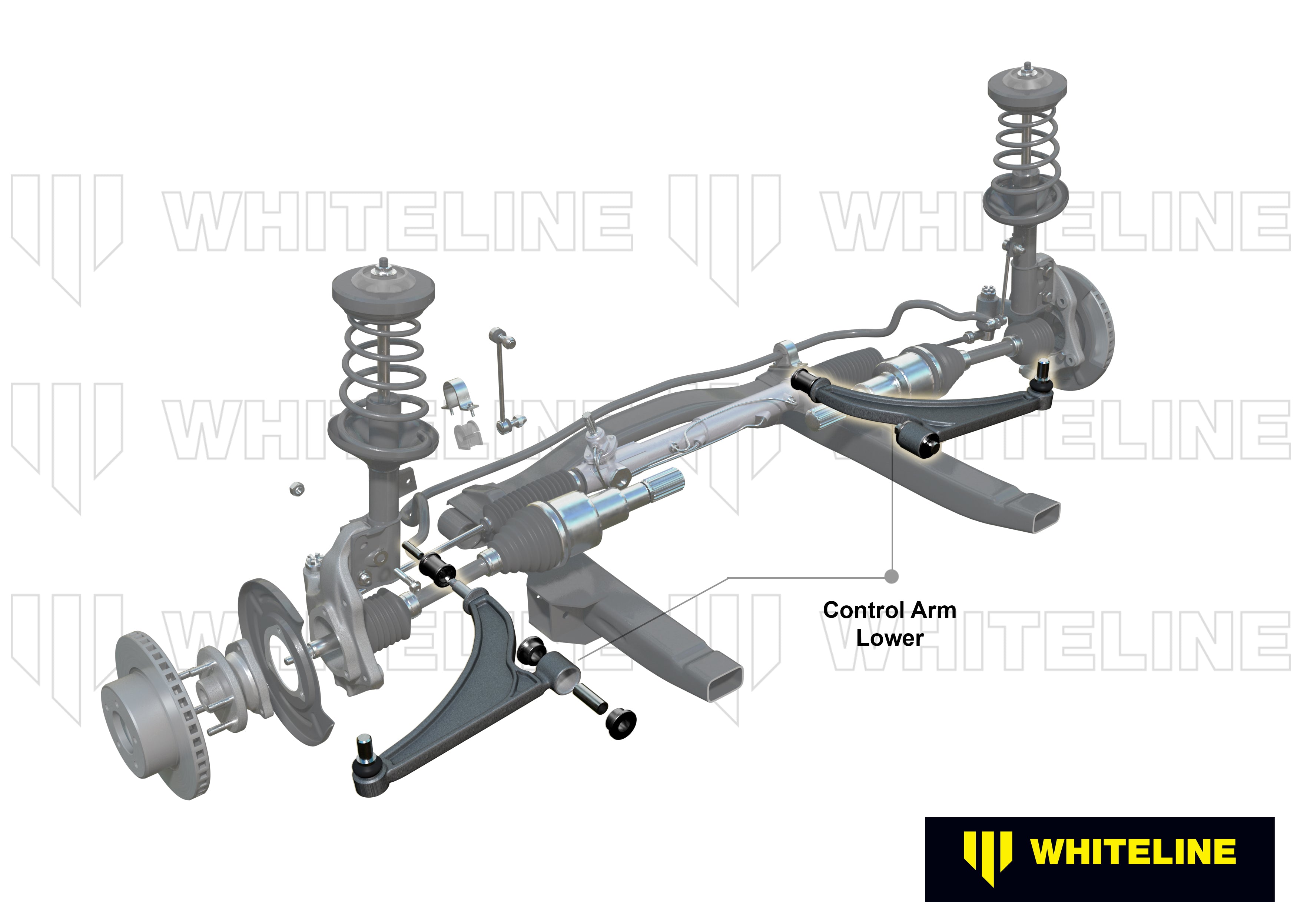 Whiteline Control Arm Lower - Arm Assembly-Left - WA323L - WA323L - image 4
