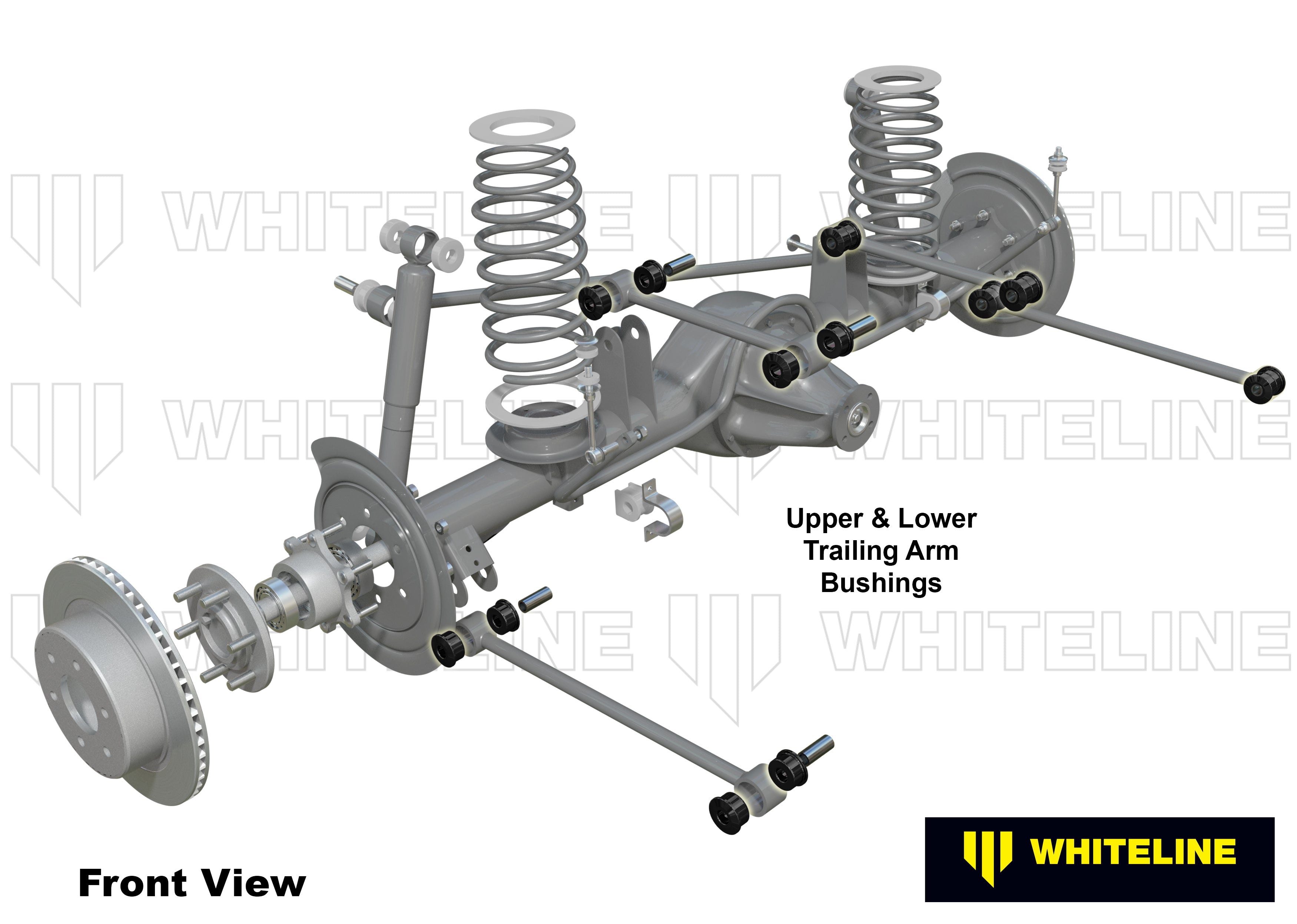 Whiteline Trailing Arm - Bushing Kit - Toyota 4 Runner / Hilux Surf / Land Cruiser Prado - WEK035 - image 4