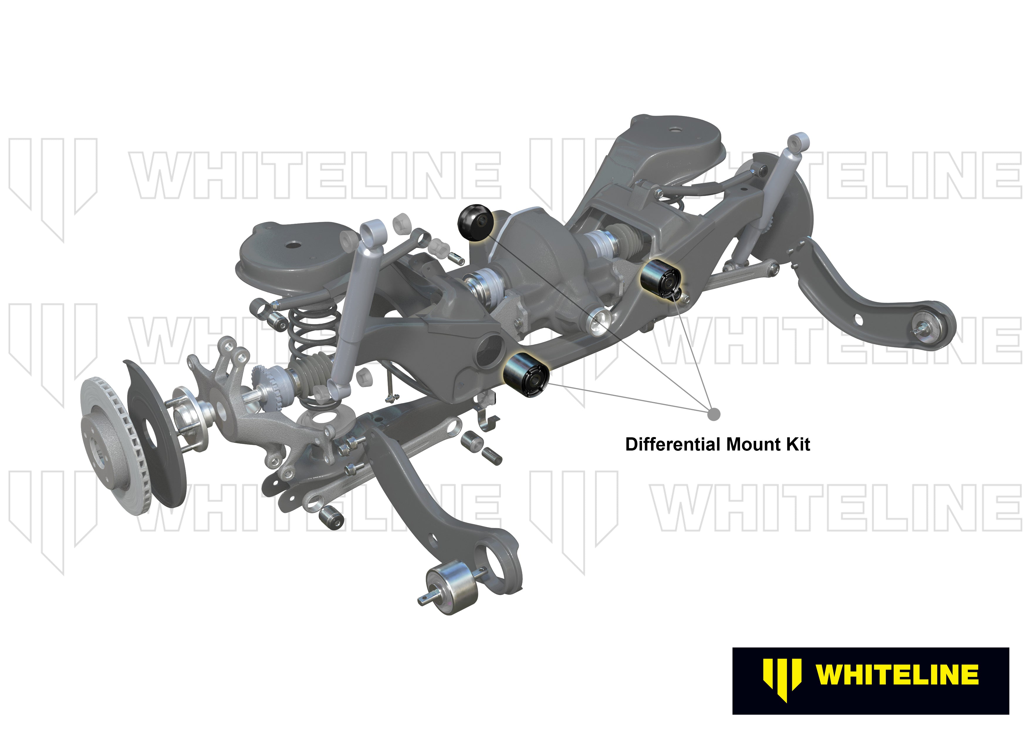 Whiteline Differential Mount - Bushing Kit - WEK037 - WEK037