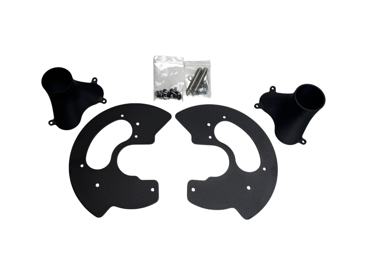 ST Trackparts BMW E46 Brake Cooling Plates (High Flow) - product image 1