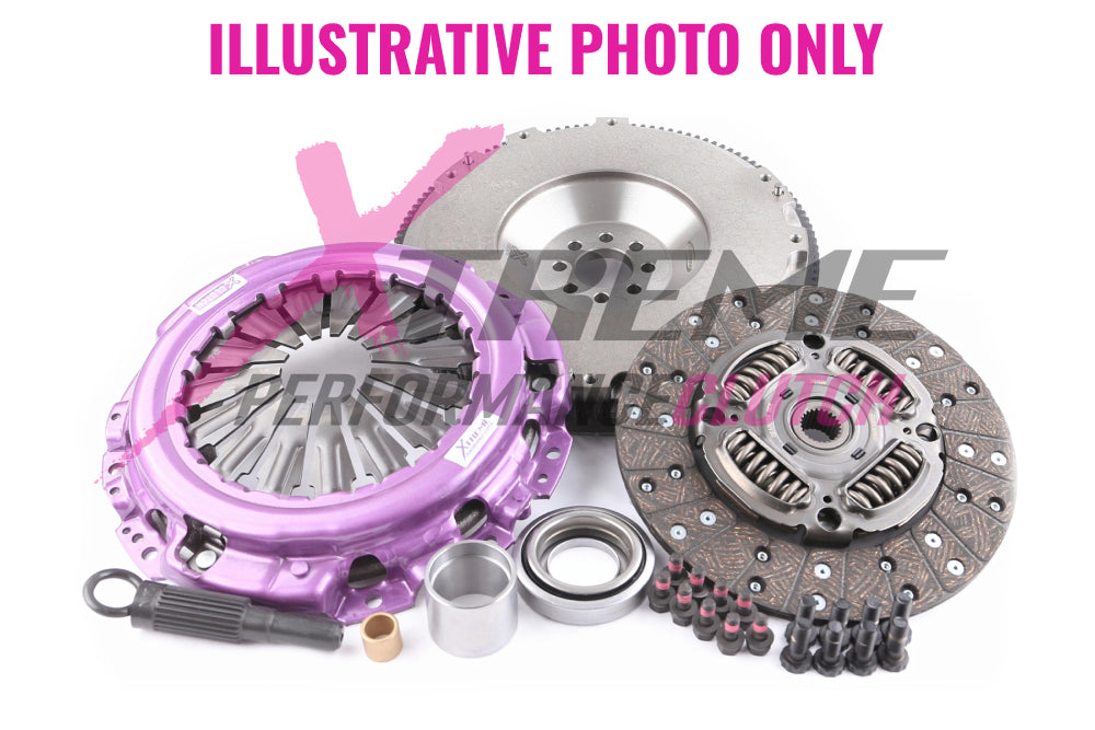 Clutch Kit - Xtreme Performance Heavy Duty Organic Incl Flywheel 600Nm  Conversion kit Dual-mass to solid flywheel