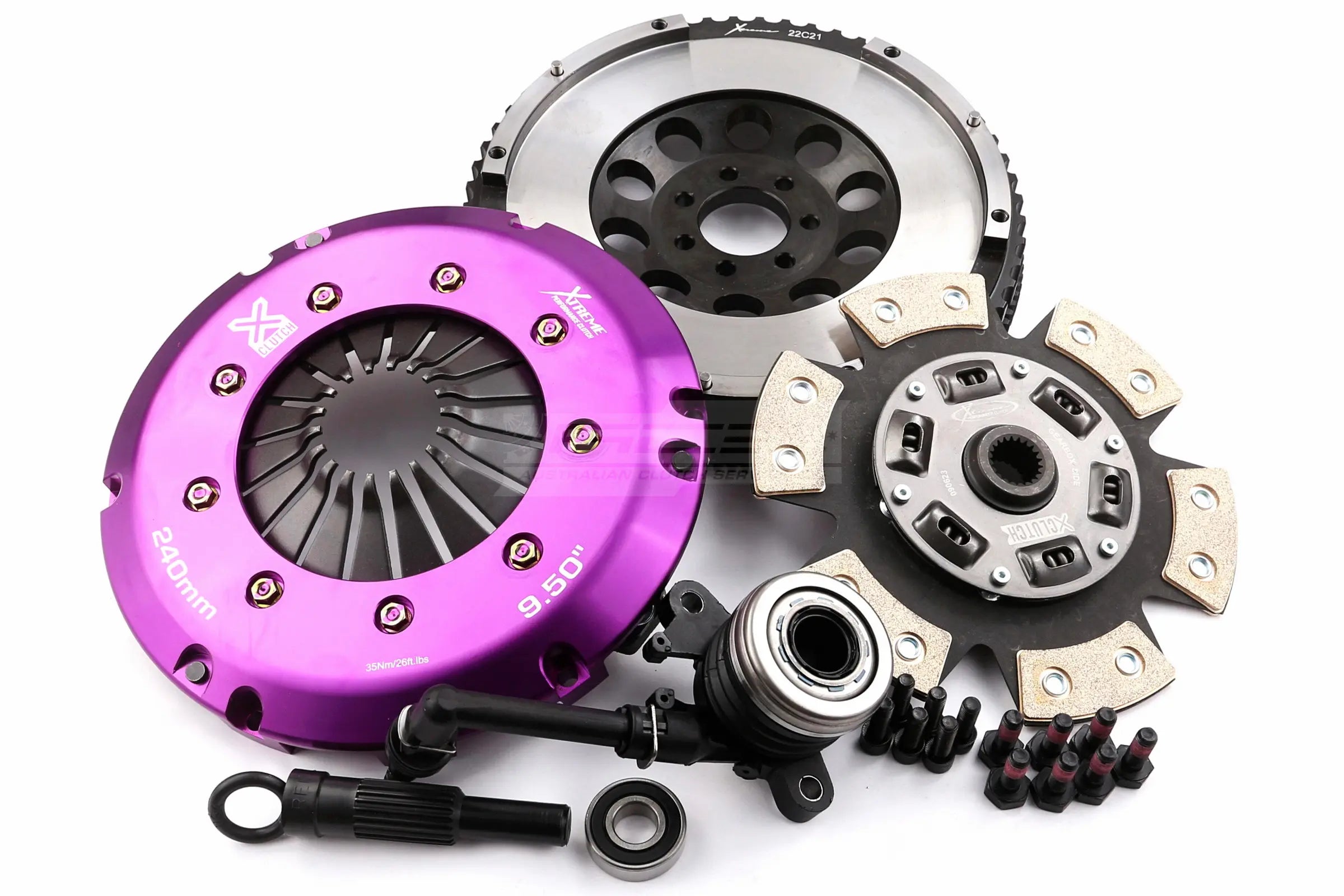 Clutch Kit - Xtreme Performance Race Sprung Ceramic Incl Flywheel & CSC 910Nm