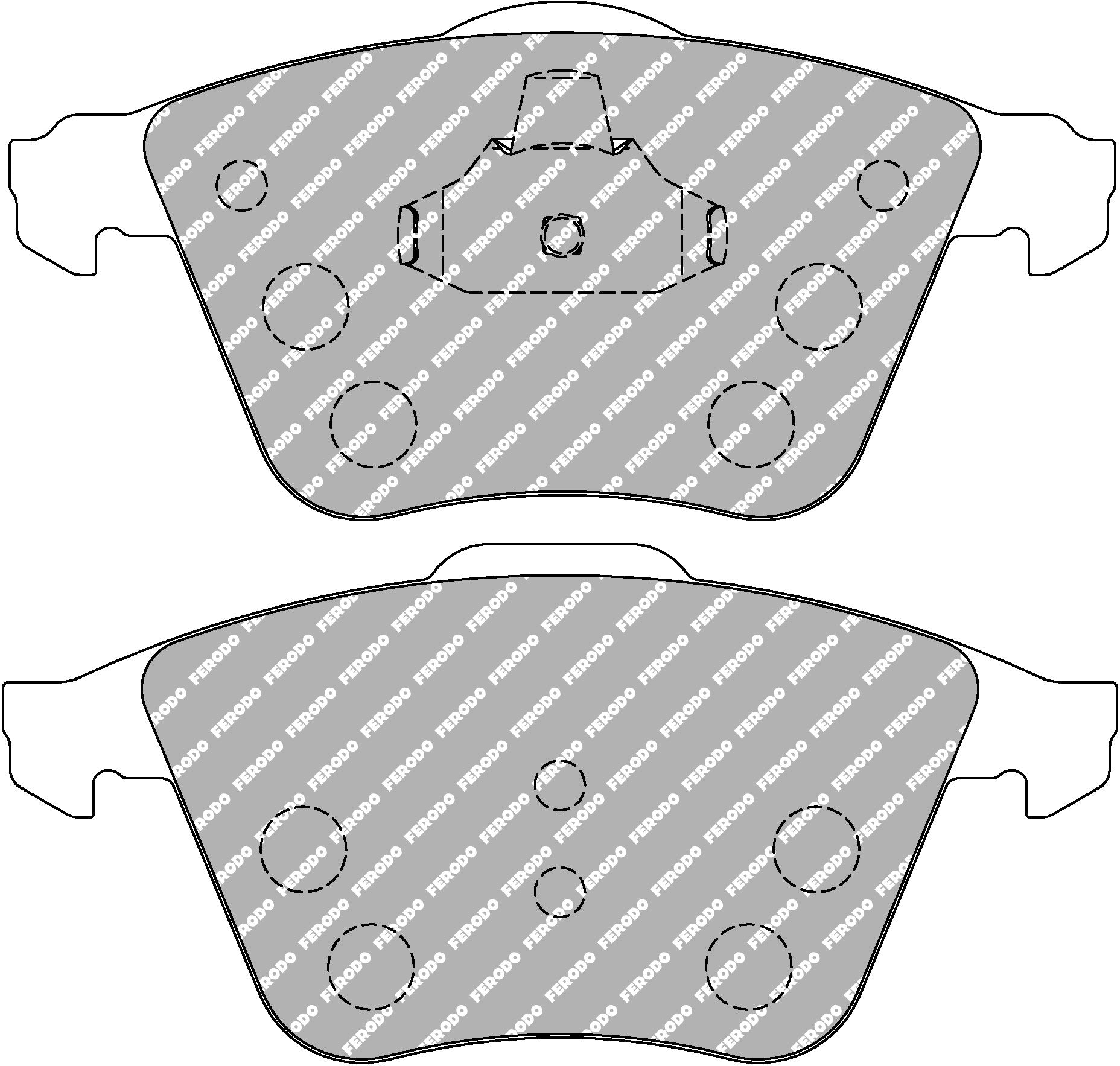Ferodo Semi-Metallic Brake Pads | FER-FCP4223H
