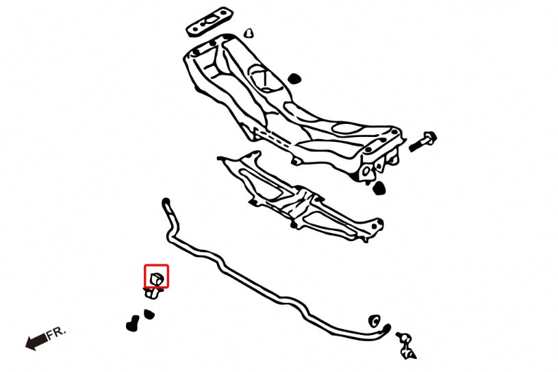 Reinforced Stabilizer Bushing Subaru Legacy/outback