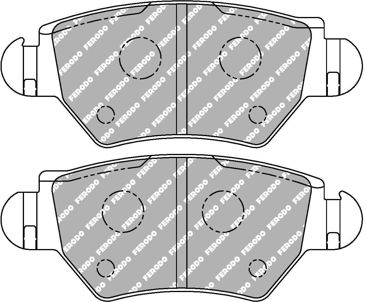 Ferodo Semi-Metallic Brake Pads | FER-FDS1294