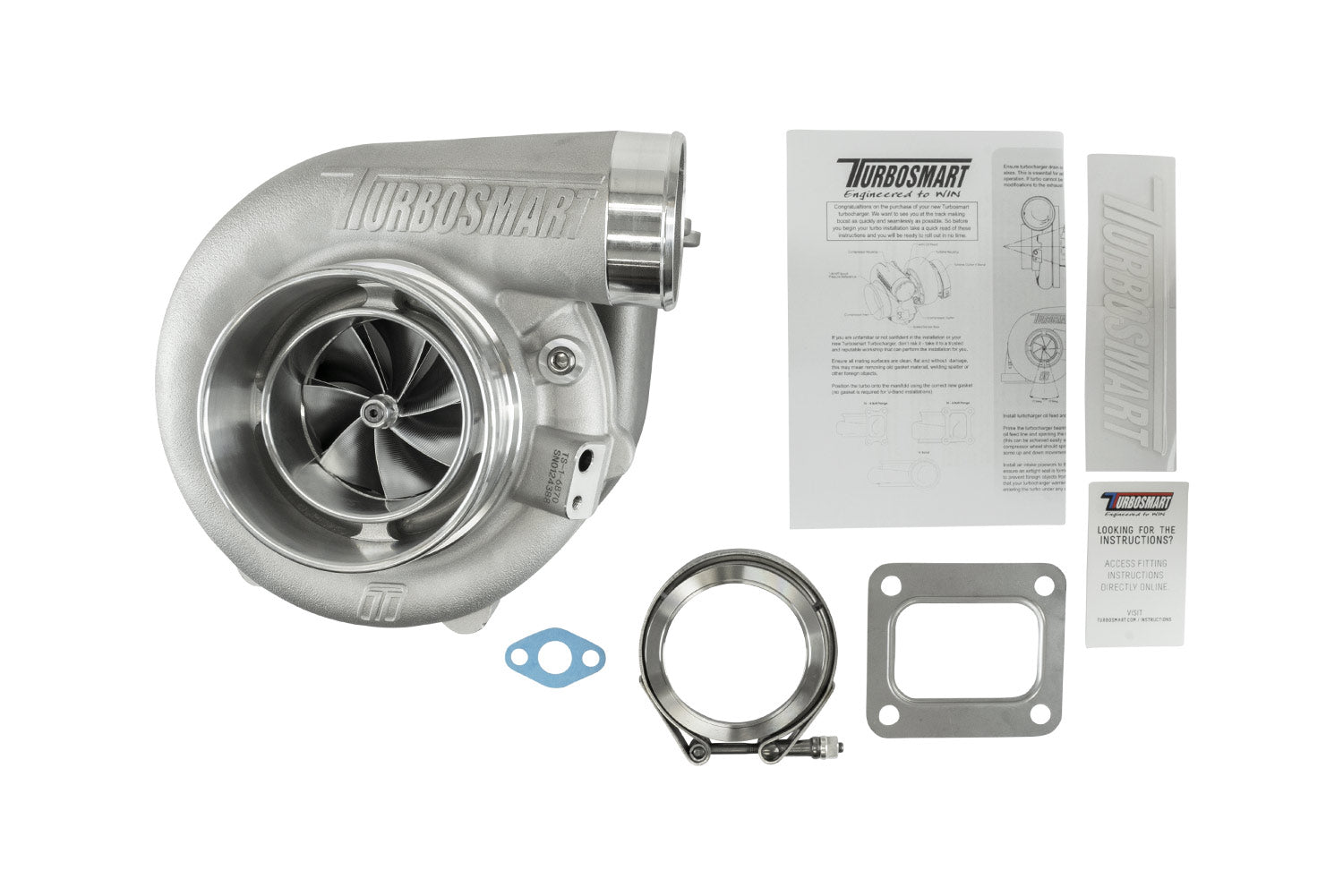 TS-1 Turbocharger 6870 (Kompact) T4 0.82AR Externally Wastegated
