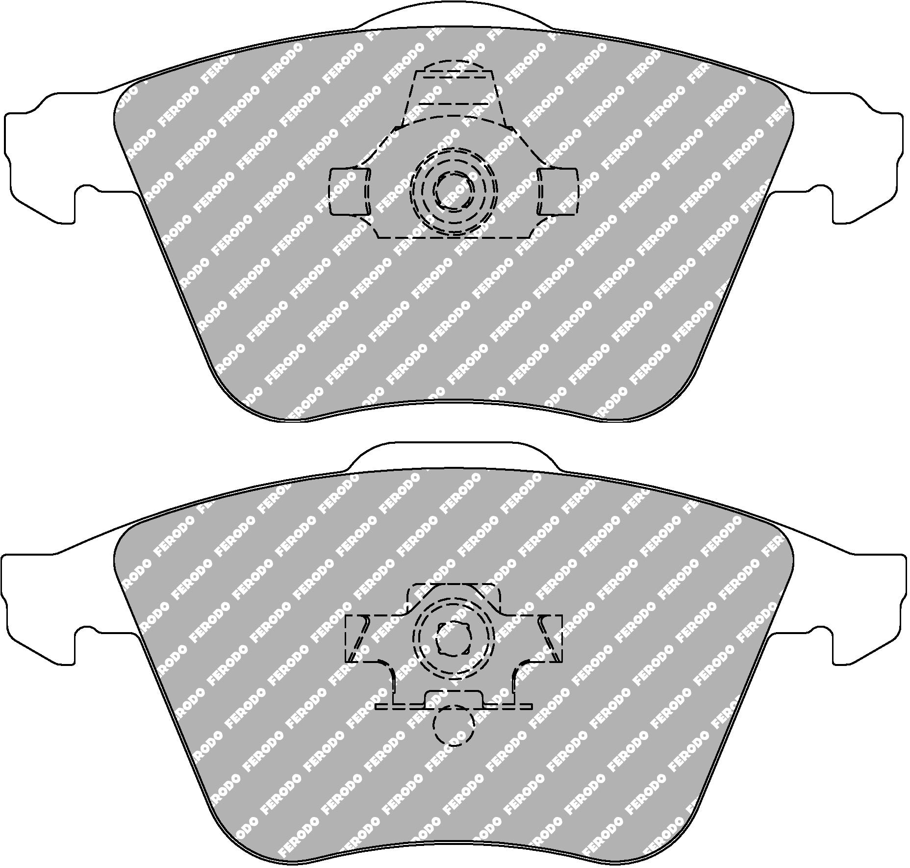 Ferodo Semi-Metallic Brake Pads | FER-FCP1629H