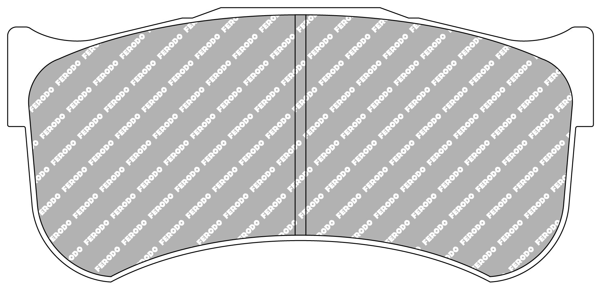 Ferodo Semi-Metallic Brake Pads | FER-FRP3128GB