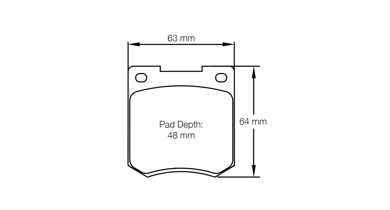 Pagid Racing RSH 42 Brake Pads - Front | S3190H42001 - Pagid Racing brake pads