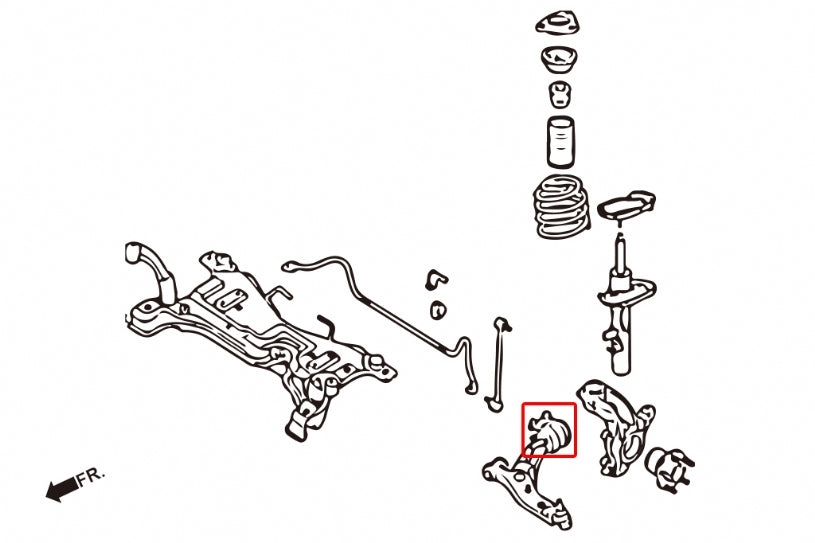 Front Lower Arm Bushing Ford, Mazda, Volvo