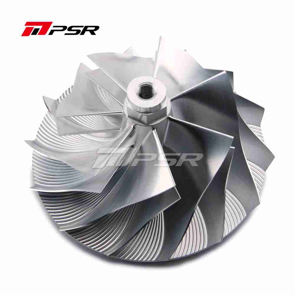 Pulsar Turbo PSR Turbo Parts for PTX38 Turbo Charger Billet Compressor Wheel Rebuild Kit Turbine Wheel DIY Kit - 60/80mm Billet Compressor Wheel by Pulsar Turbo available at Torque Lab