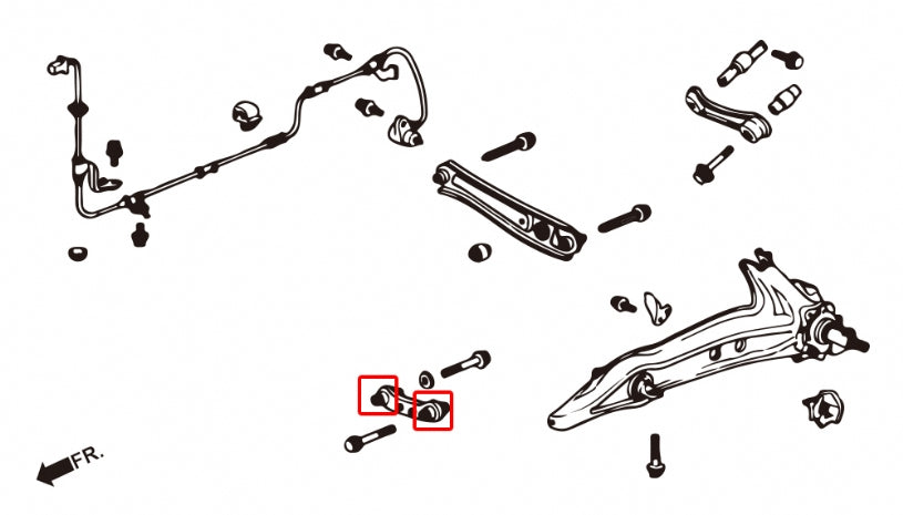 Toe Control Arm Bushing Honda