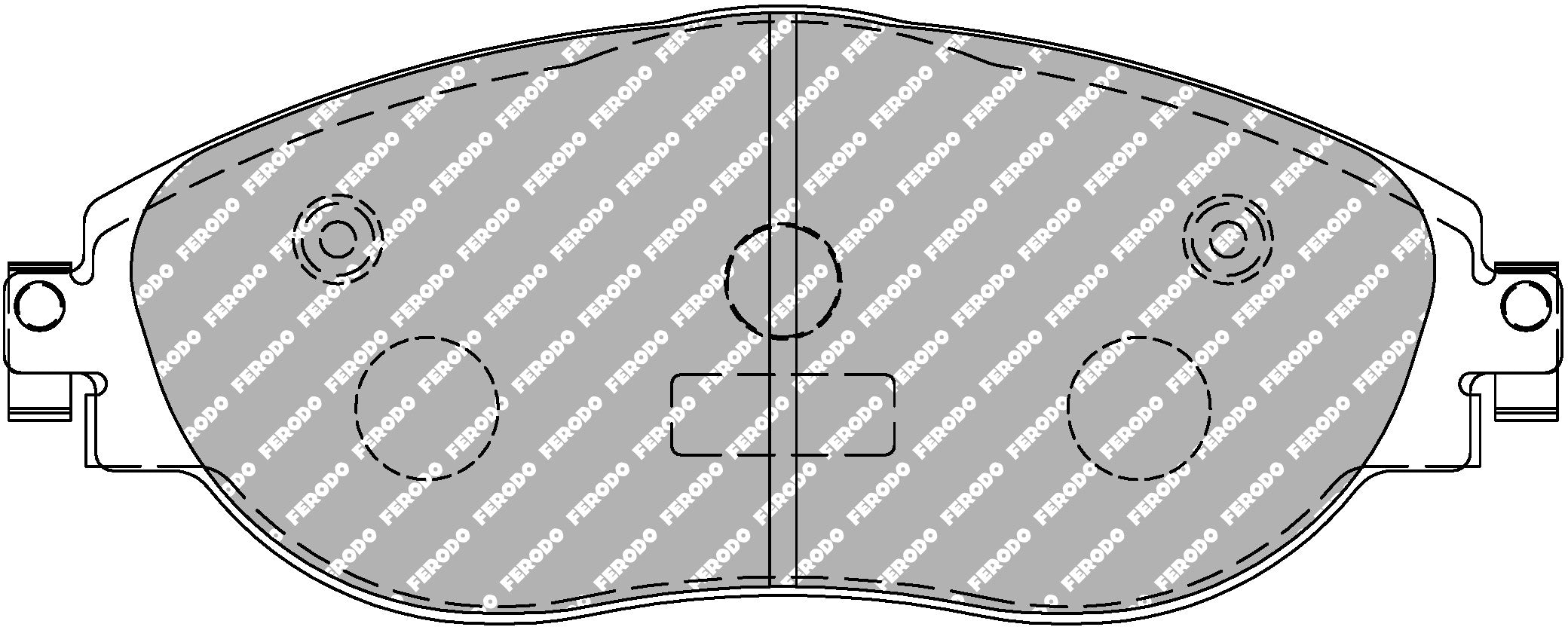 Ferodo Semi-Metallic Brake Pads | FER-FCP4425G