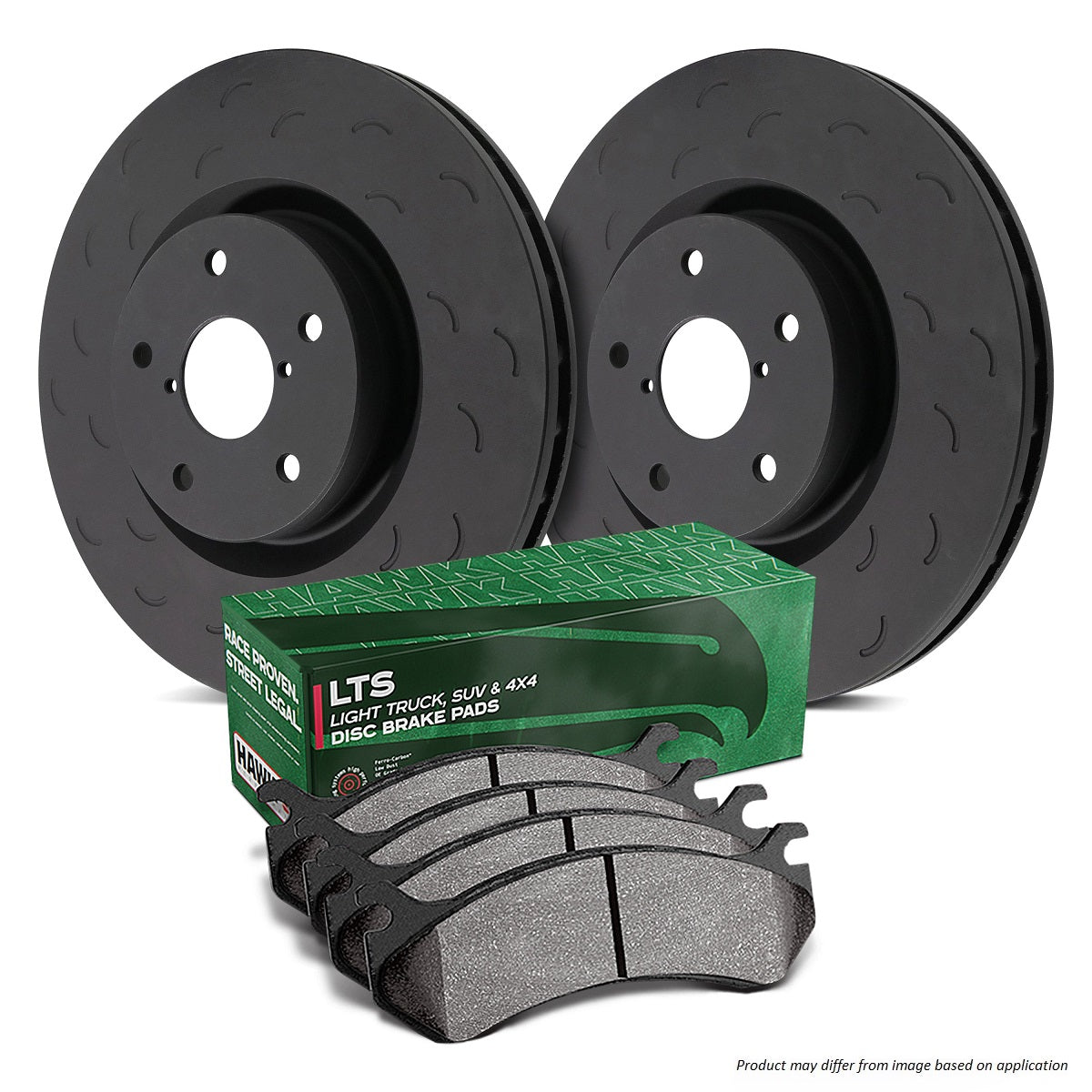 HKS4334.303Y - Hawk Brake Kit - LTS Pads & Talon Slotted Discs; Rear – Brake Pads by Hawk | Torque Lab