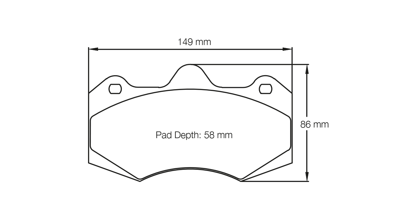 Pagid Racing RSL 29 Brake Pads - Front | S203464U001 - Pagid Racing brake pads