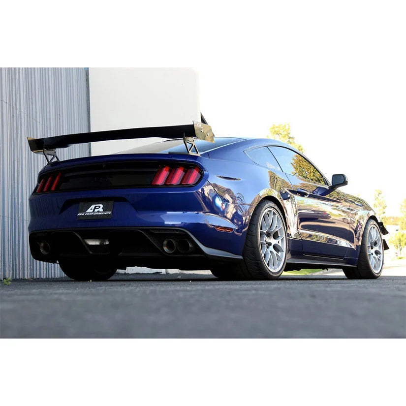 APR Performance GTC-200 60.5in adjustable carbon fiber wing for Ford Mustang 2015–2017 coupe