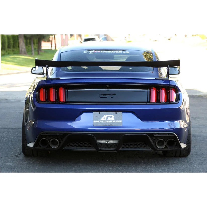 APR Performance GTC-200 60.5in adjustable carbon fiber wing for Ford Mustang 2015–2017 coupe