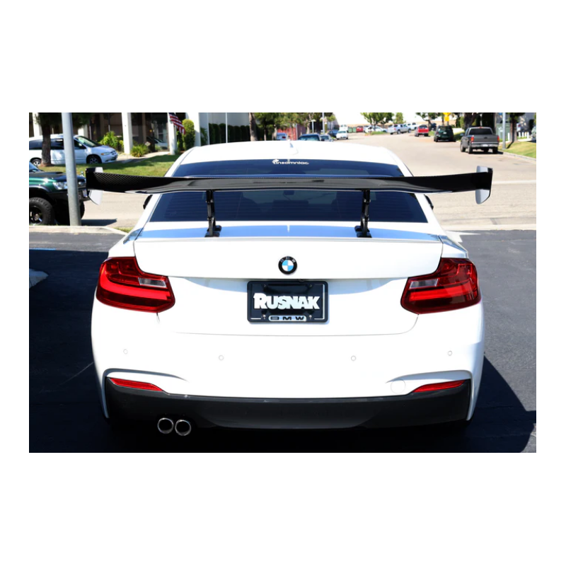 APR Performance GTC-200 carbon fiber adjustable wing with Gurney Flap for BMW F22 2-Series and F87 M2