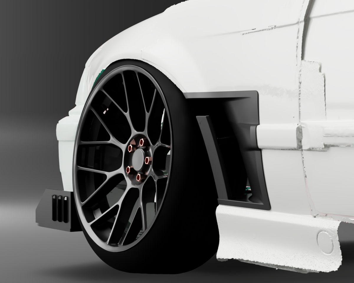 ST Trackparts BMW E36 Fender Cutout - product image 4