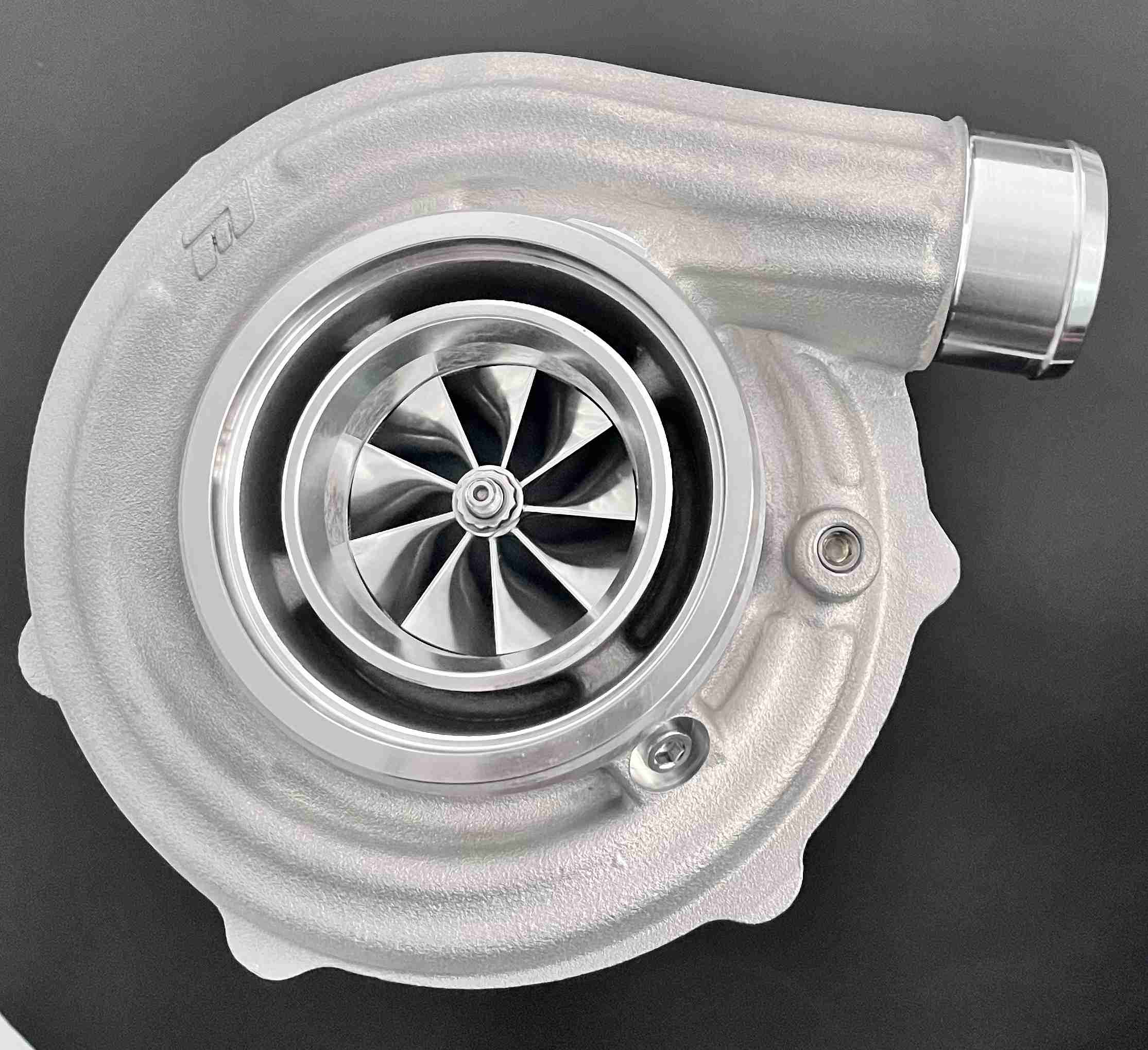 Pulsar Turbo PSR 4849A With PTG Style Compressor wheel Dual Ball Bearing Turbocharger HP Rating 550 by Pulsar Turbo available at Torque Lab