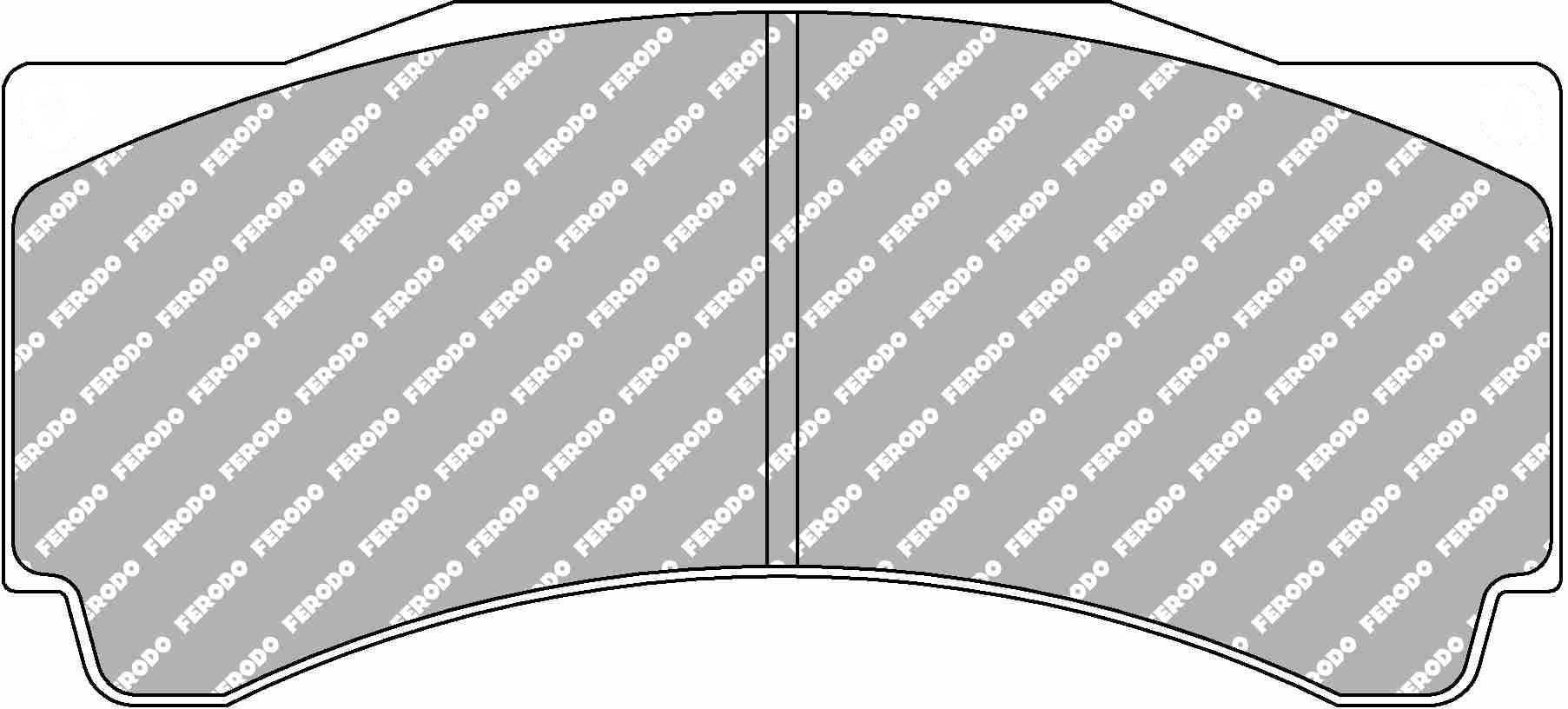 Ferodo Semi-Metallic Brake Pads | FER-FRP3144ZB