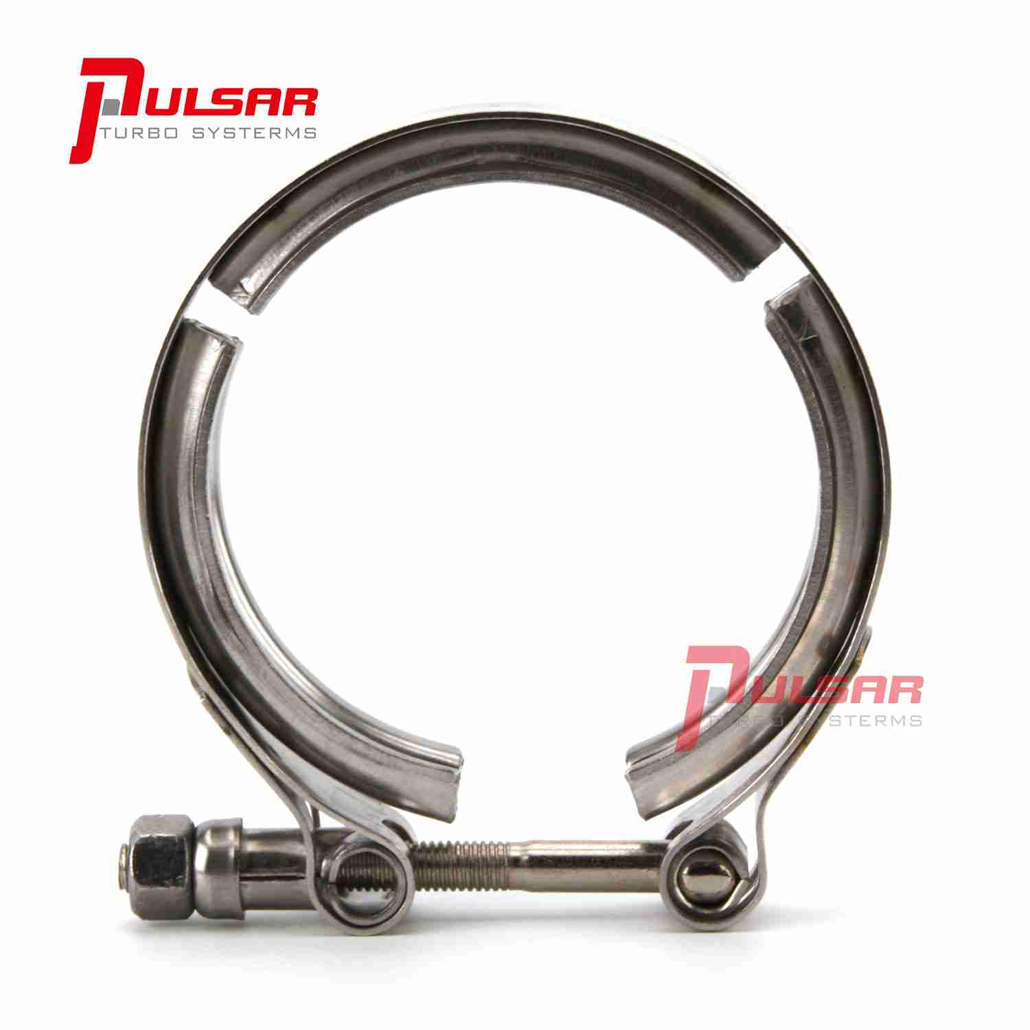 Pulsar Turbo 3'' Stainless Steel V-Band Flange &amp; Clamp Kit for Precision Turbo T4 T67 T72 T76 164376101