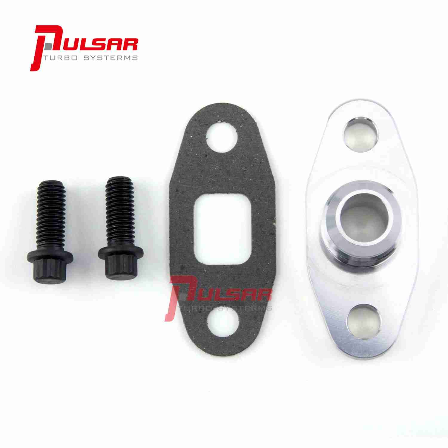 Pulsar Turbo Oil Drain Flange Install Kit for Precision Turbo T4 T67 T72 T76 T78