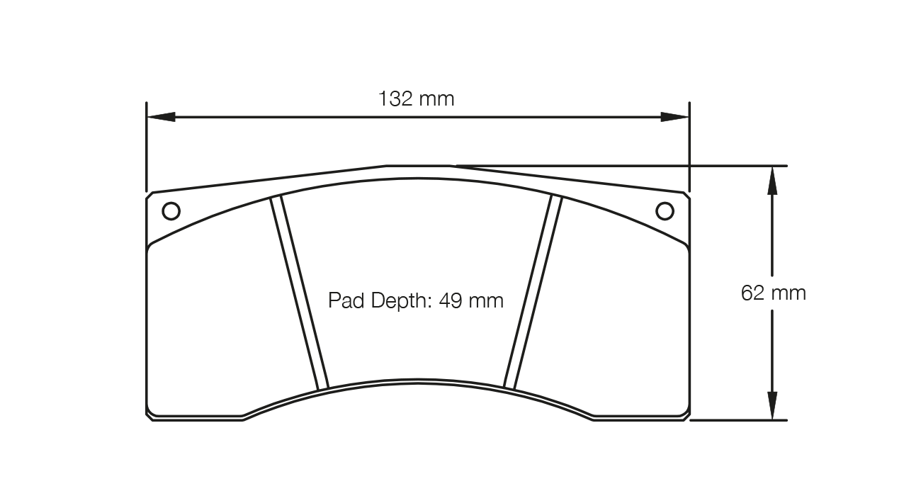 Pagid Racing RSL D1 Brake Pads - Rear | S2704LD1001 - Pagid Racing brake pads