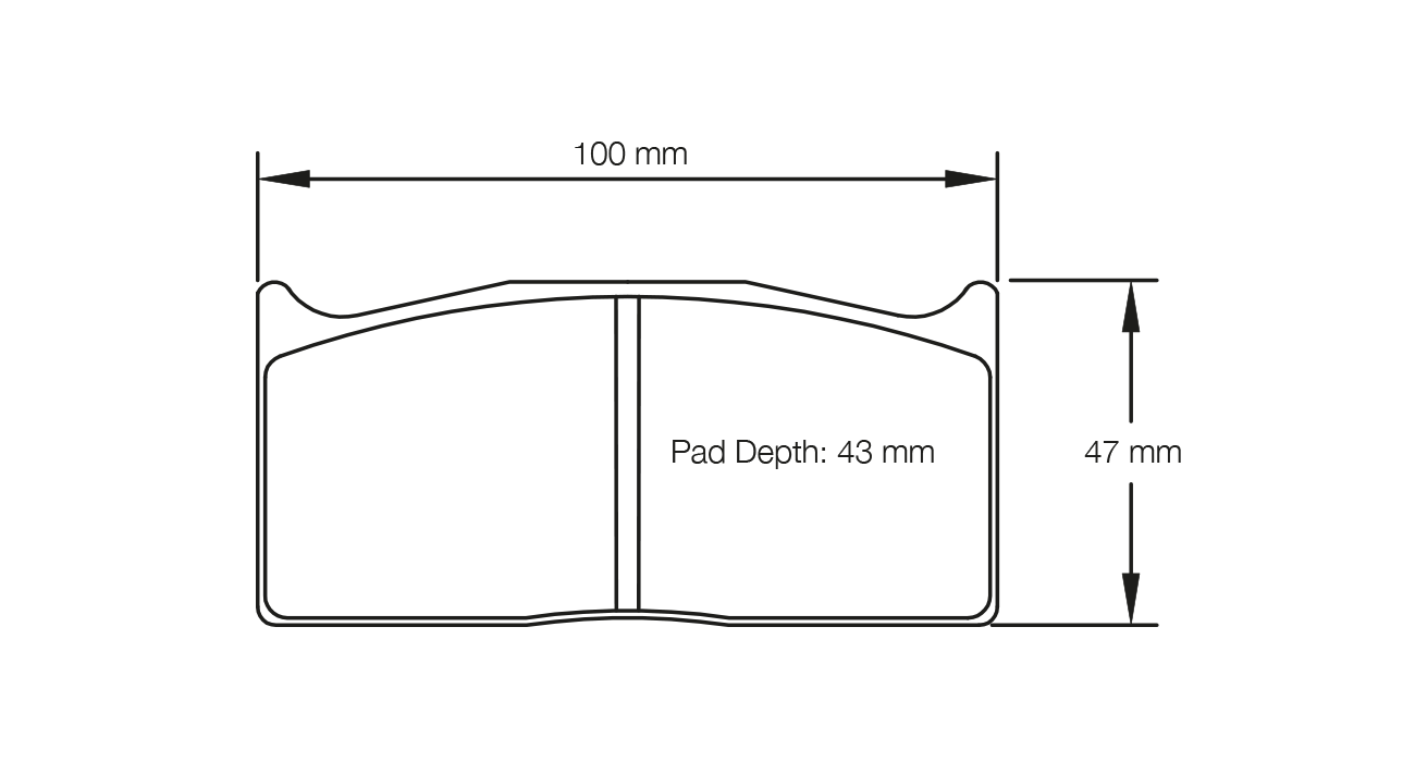 Pagid Racing RST 5E Brake Pads - Rear | S1283T5E001 - Pagid Racing brake pads