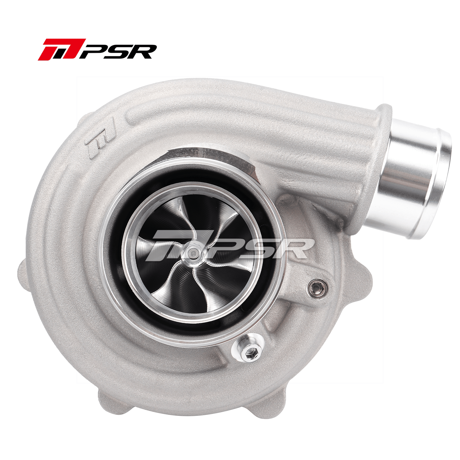 Pulsar Turbo PSR 5855A Curved Point Milled Compressor Wheel Dual Ball Bearing Turbocharger HP Rating 770 by Pulsar Turbo available at Torque Lab