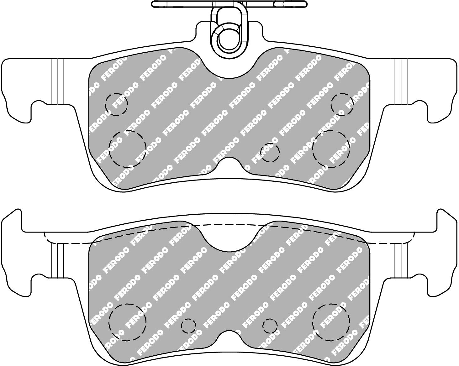 Ferodo Semi-Metallic Brake Pads | FER-FCP5130H