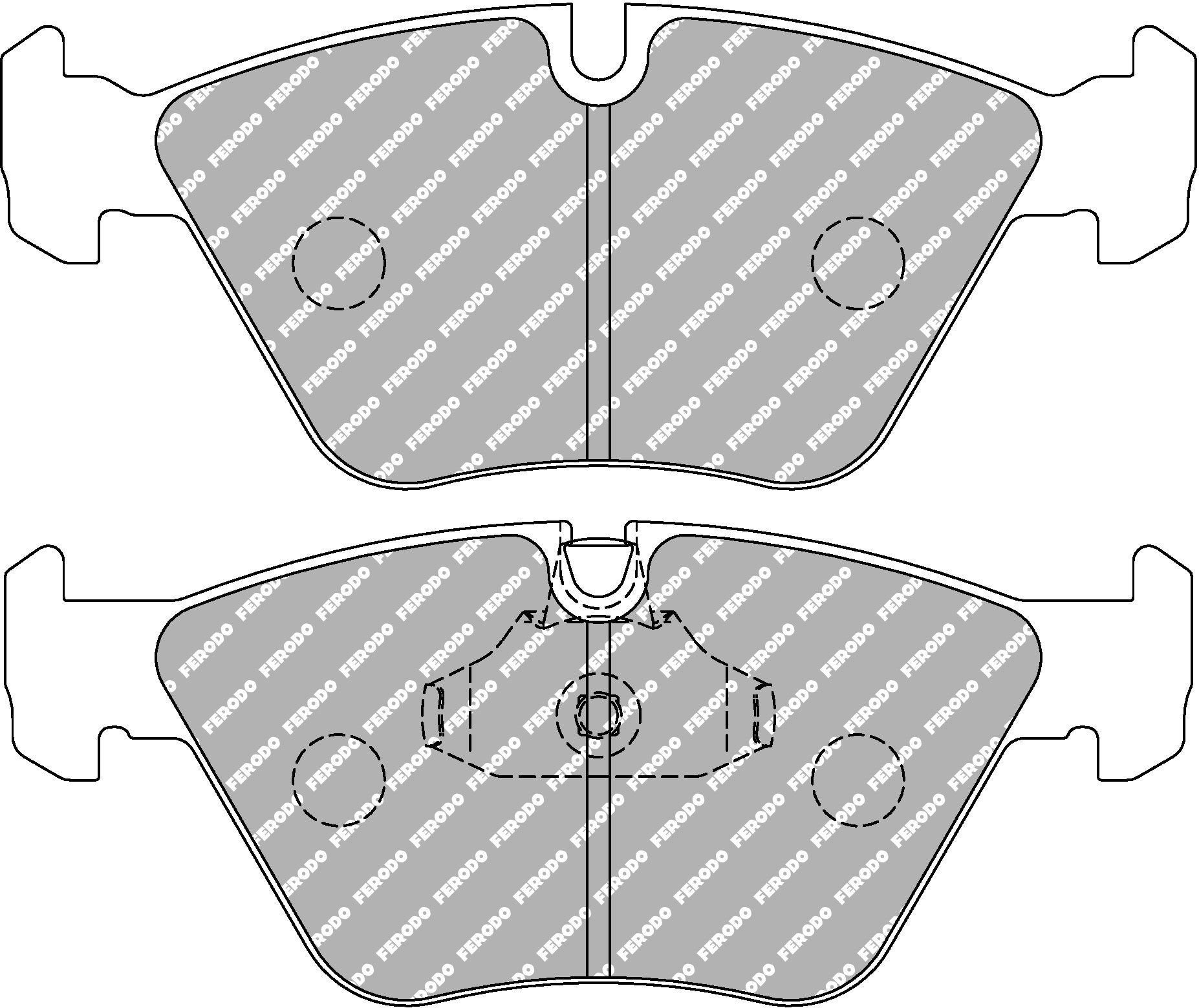Ferodo Semi-Metallic Brake Pads | FER-FCP1073Z