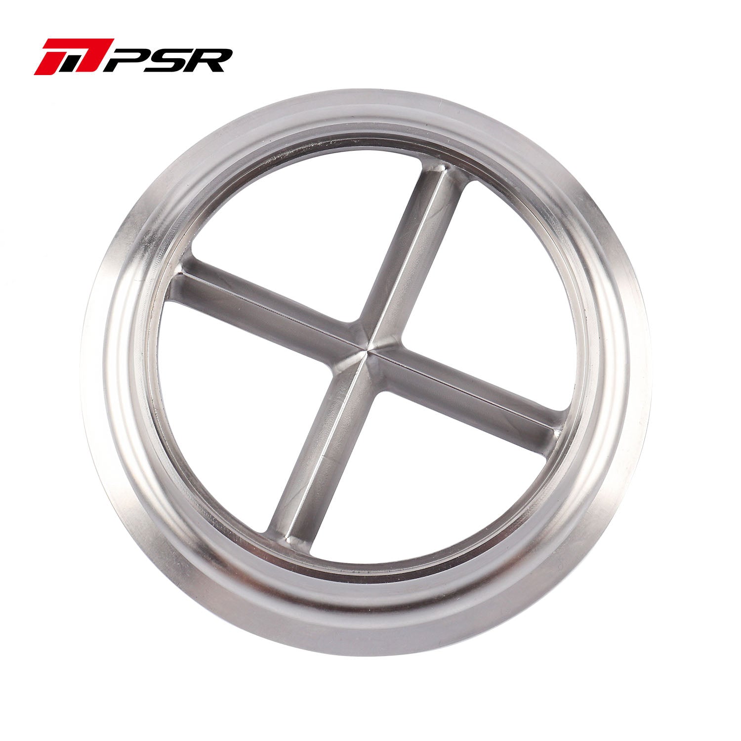 Pulsar PSR 5'' to 4'' Stainless Steel Cross Guard Flange Clamp Kit for 400 Series Turbos Turbine Housing Outlet