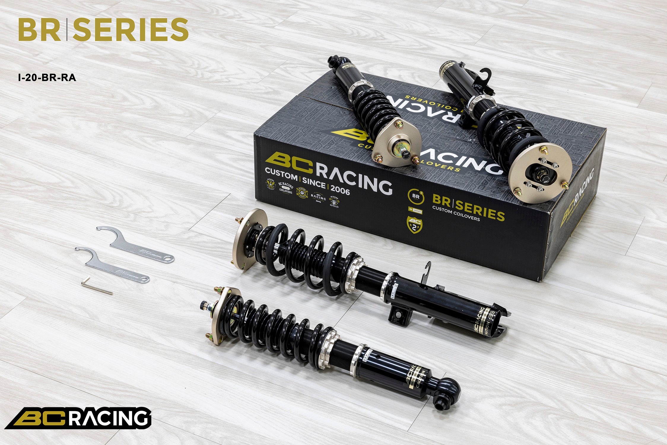 BC Racing BR Series coilovers for BMW X5 E53 1999–2006