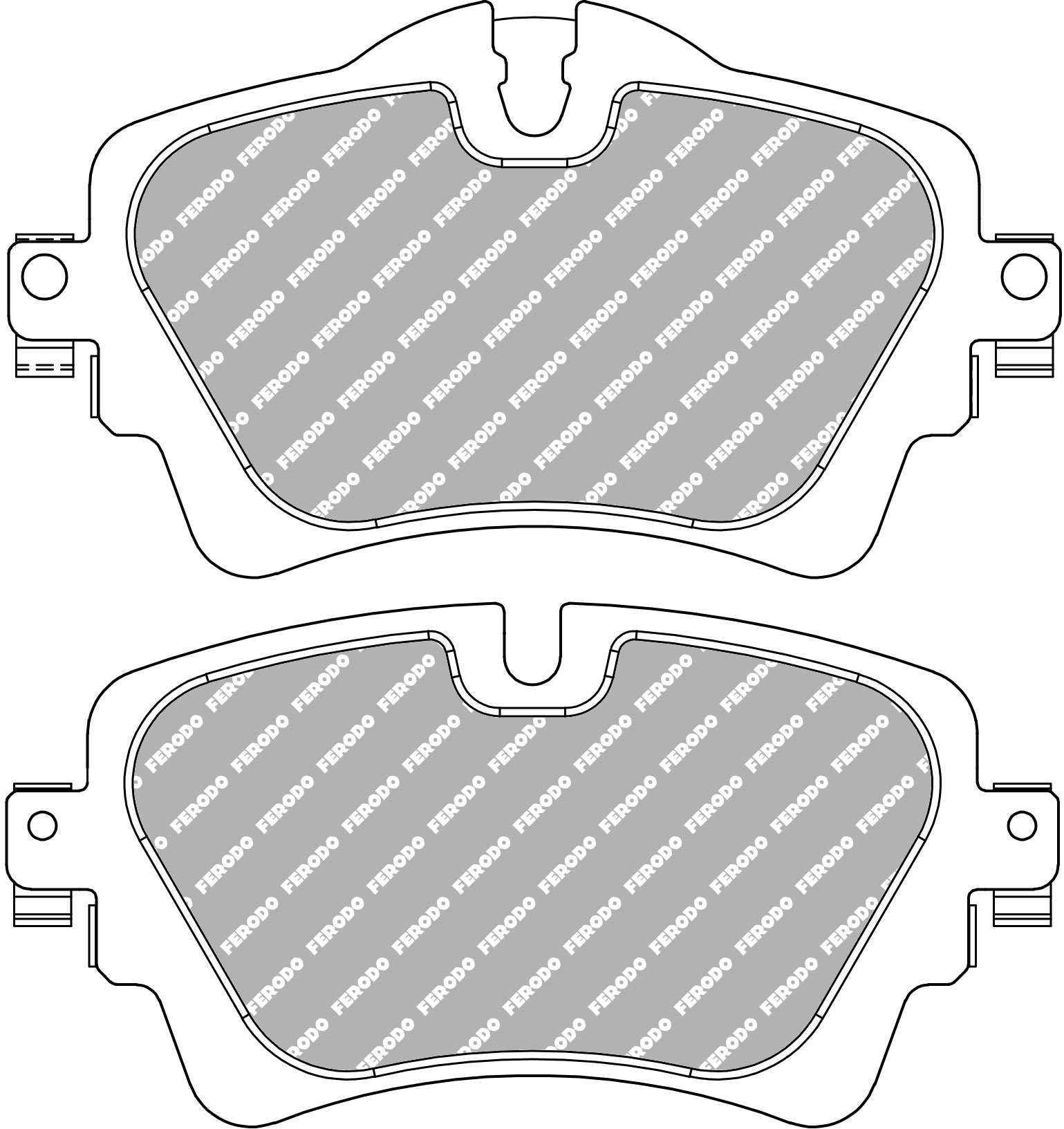 Ferodo Semi-Metallic Brake Pads | FER-FCP4954H