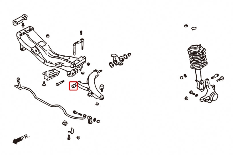 Front Lower Arm Bush Subaru Forester, Impreza, Legacy/outback