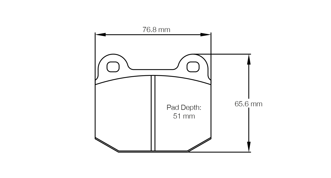 Pagid Racing RSH 42 Brake Pads - Front | S4507H42001 - Pagid Racing brake pads