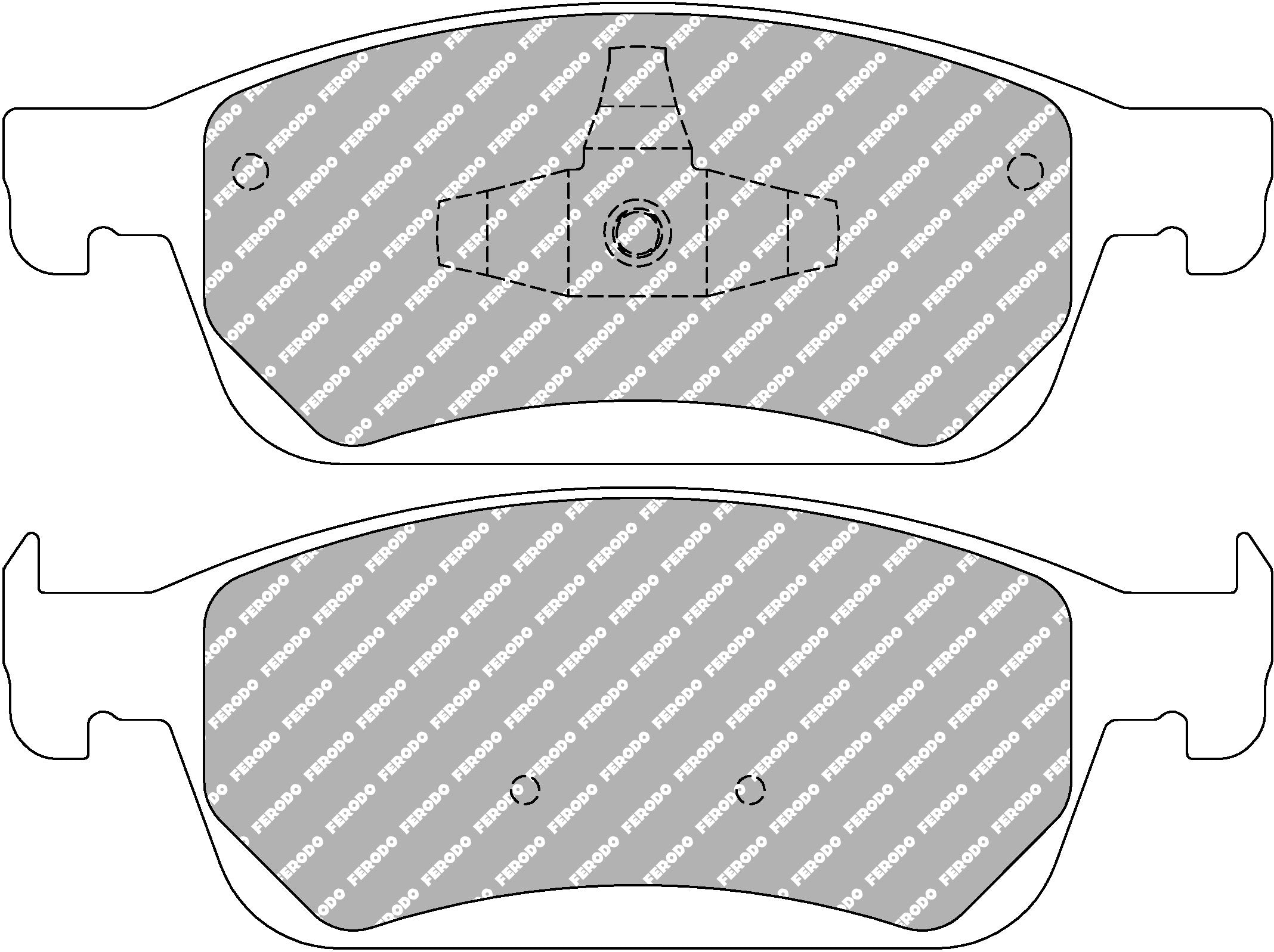 Ferodo Semi-Metallic Brake Pads | FER-FCP4416H