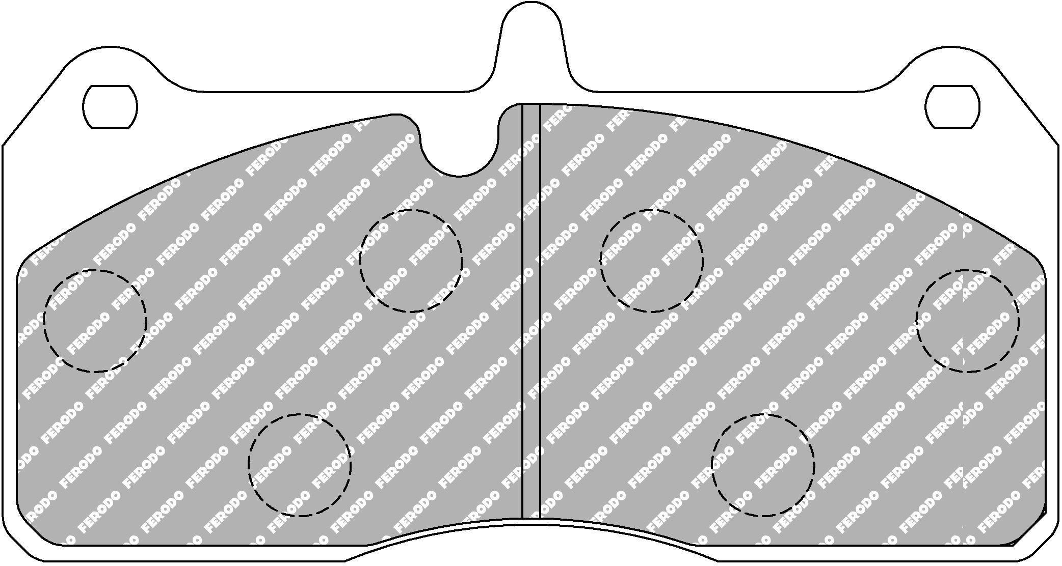 Ferodo Semi-Metallic Brake Pads | FER-FRP3136R