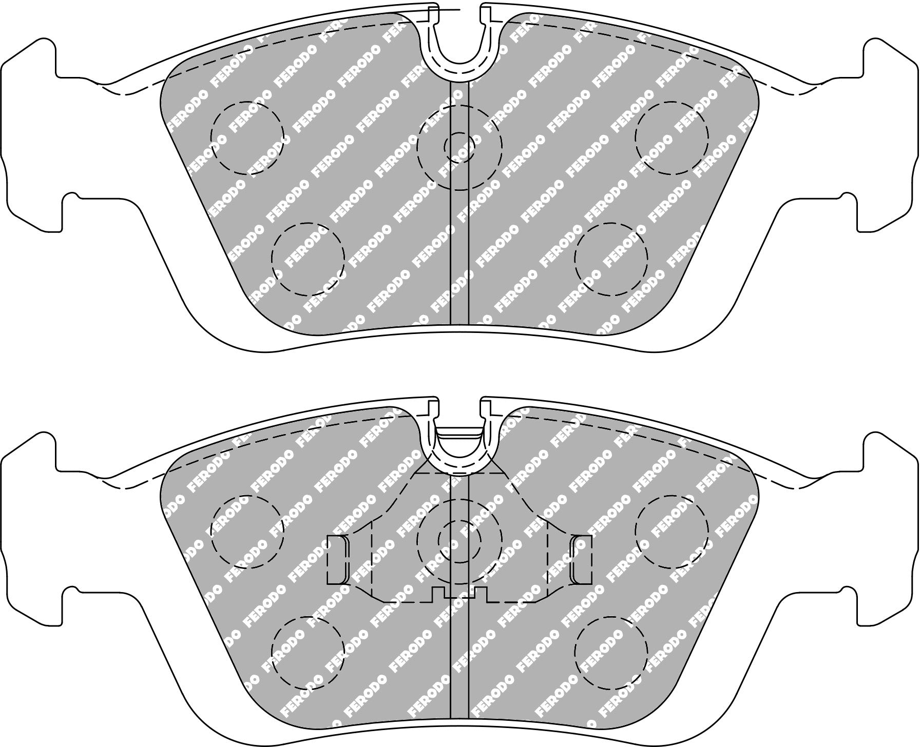 Ferodo Semi-Metallic Brake Pads | FER-FCP725H