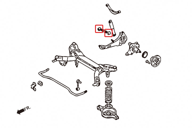 Rear Toe Arm Bushing Mazda 6