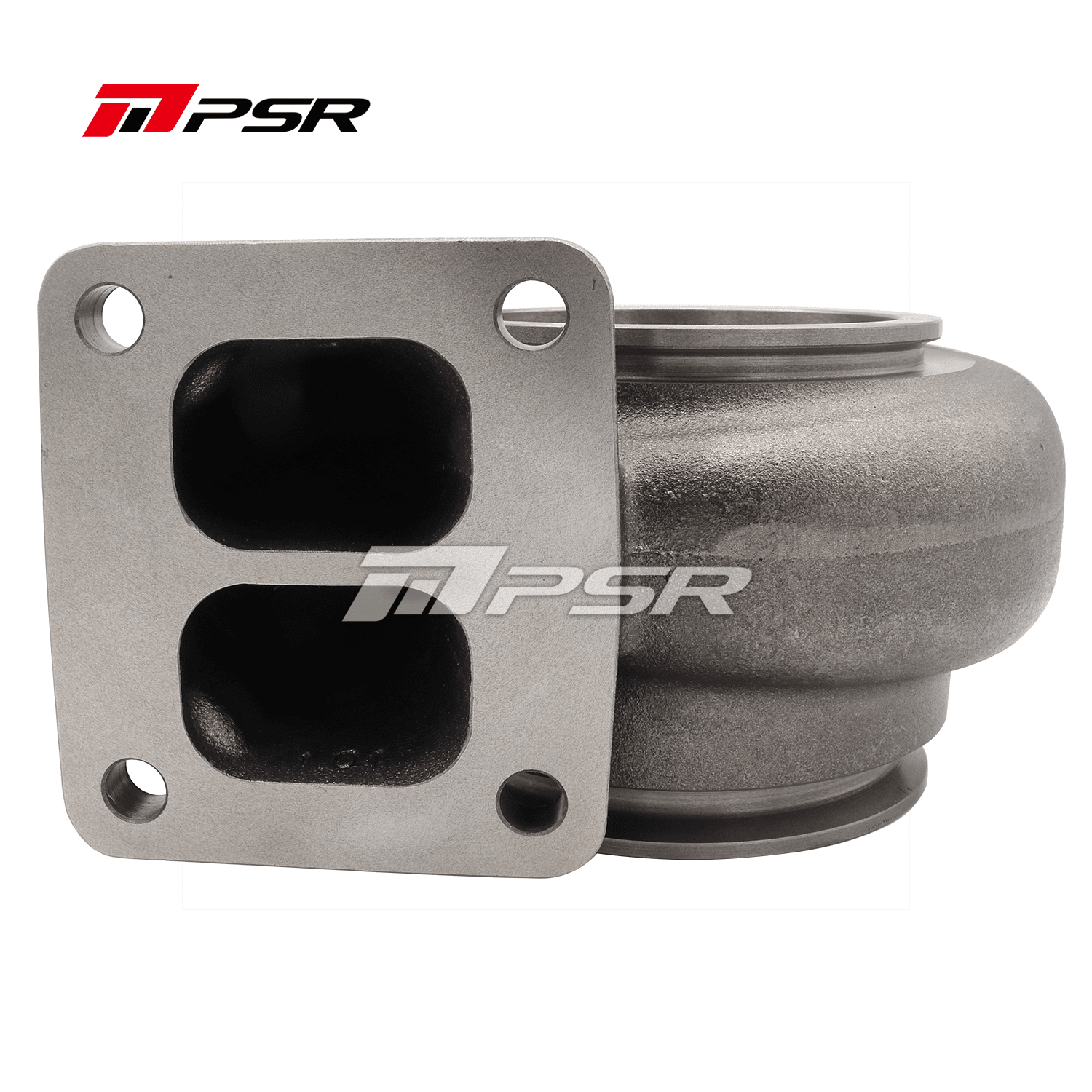 Pulsar Turbo PSR 75G Turbine Housings for 7375G 7975G 6275G 6775G Turbos - T4 Divided Inlet, V-Band Outlet (fits 4" OD Tubing), 1.01A/R by Pulsar Turbo available at Torque Lab