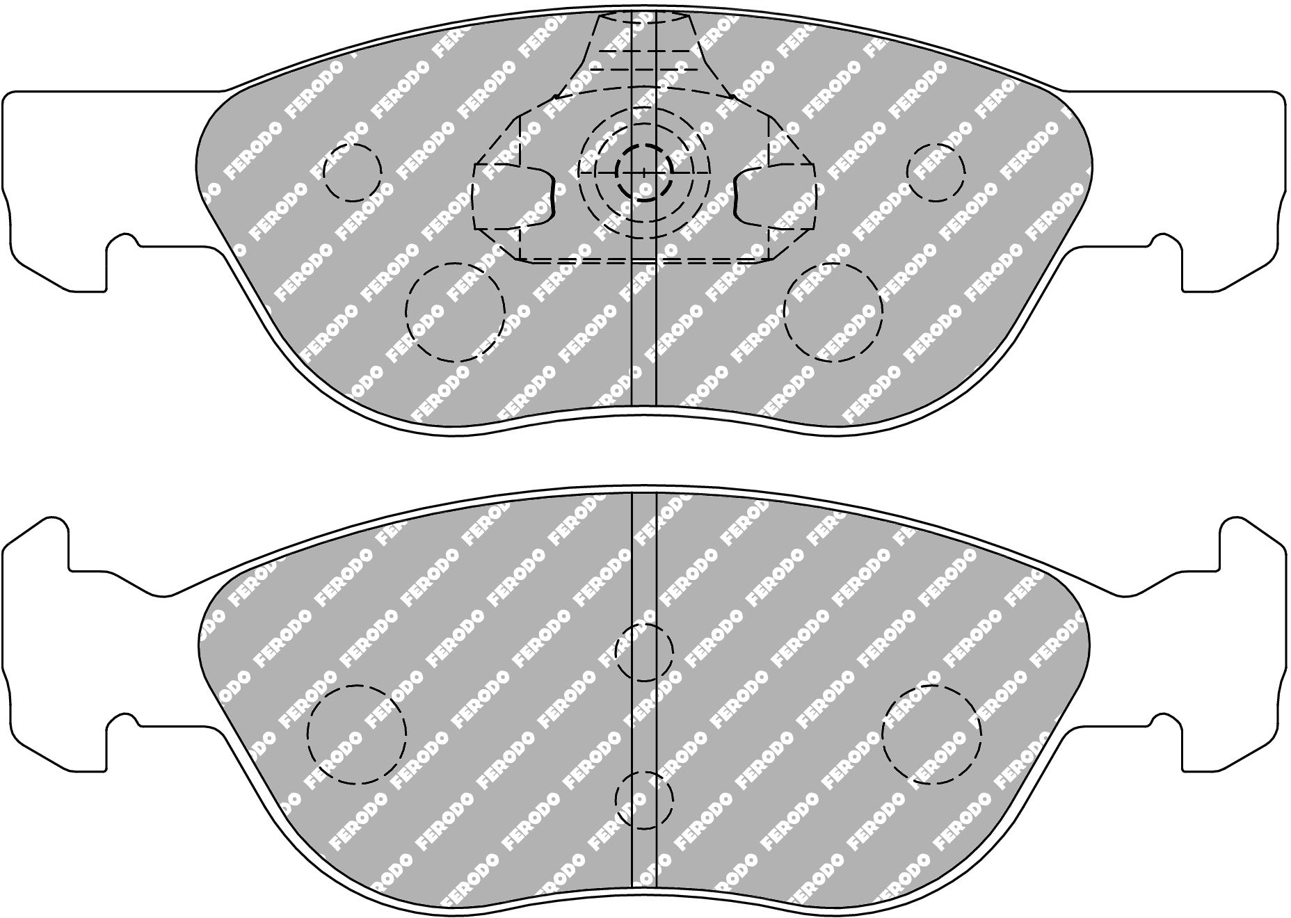 Ferodo Semi-Metallic Brake Pads | FER-FCP1056H