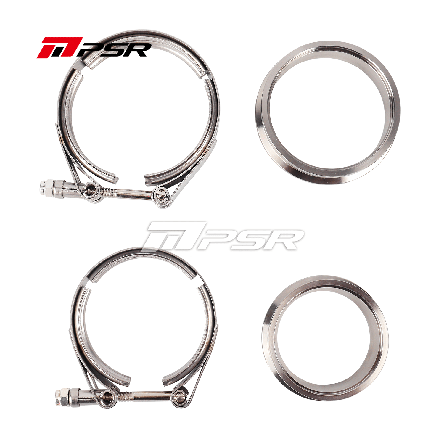 PULSAR PTX28/30/35 PTG49/55/62 Turbine Housing V-Band Flange&amp;Clamp Kits - Trb. Hsg. to Center Section Clamp for PTG XX49/55/62G Turbos by Pulsar Turbo available at Torque Lab