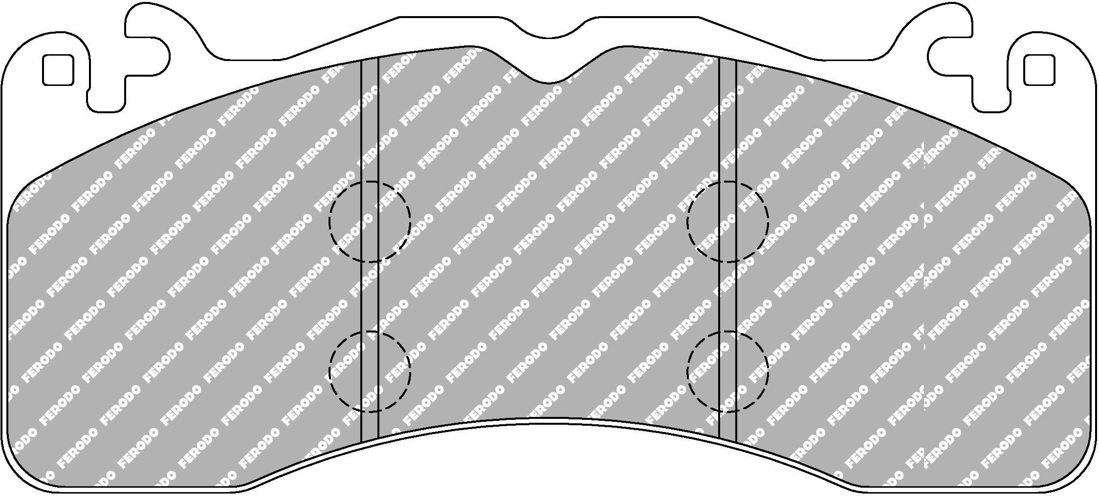 Ferodo Semi-Metallic Brake Pads | FER-FCP4711Z