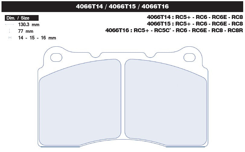 Carbone Lorraine CL Brakes RC6 brake pads motorsport compound high performance braking Torque Lab