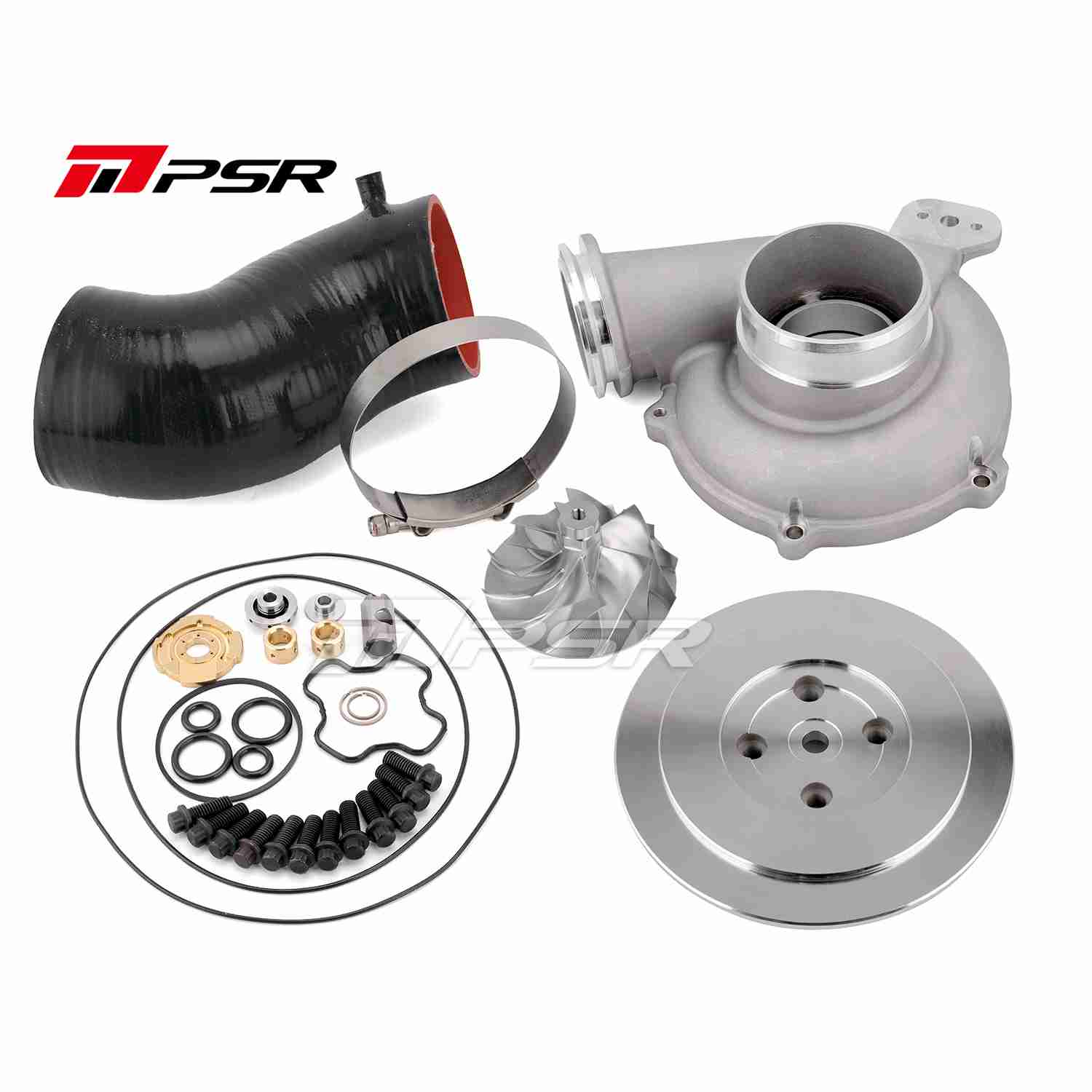 Pulsar Turbo PSR Turbo Parts for PTX38 Turbo Charger Billet Compressor Wheel Rebuild Kit Turbine Wheel DIY Kit - DIY KIT 5 in 1 by Pulsar Turbo available at Torque Lab