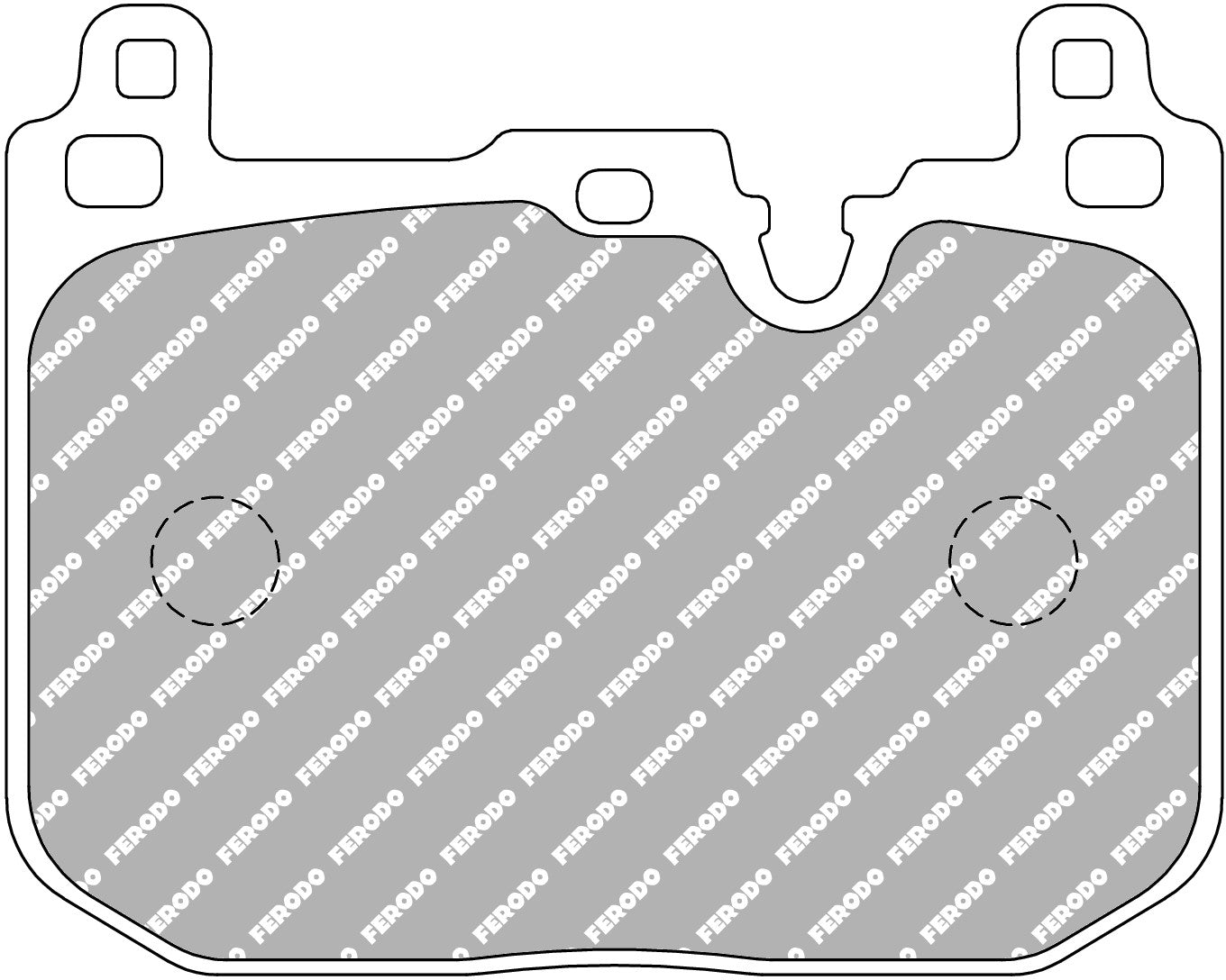 Ferodo Semi-Metallic Brake Pads | FER-FCP4872H